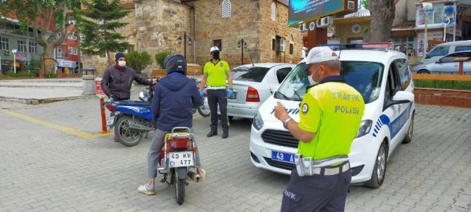 Polisten Motosiklet Denetimi