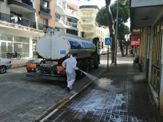 Büyükşehir Belediyesi Buharkent’te Çalışıyor