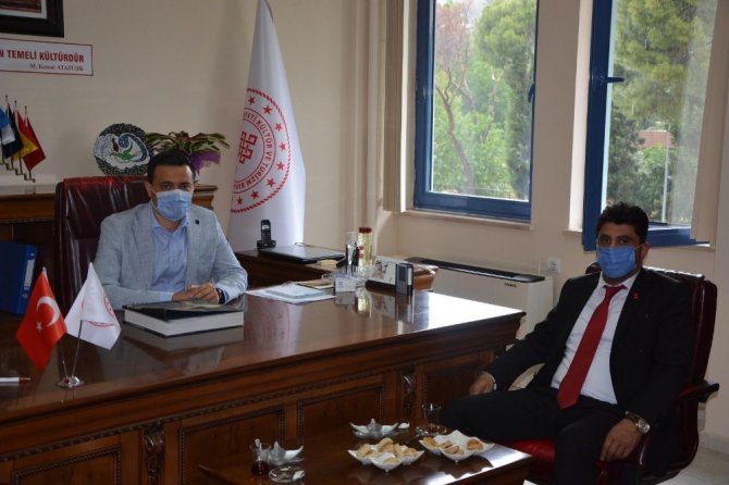 Adü Rektörü Aldemir, İl Kültür Ve Turizm Müdürü Tuncer’i Ziyaret Etti