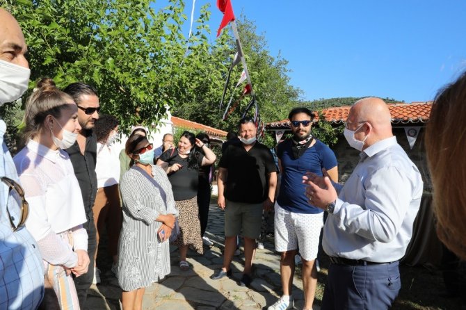 Başkan Gümüş Seyahat Acentası Yetkililerini Ağırladı