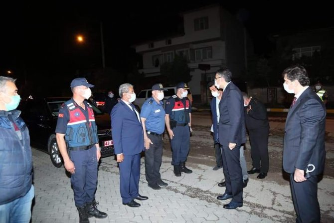 Vali Ali Çelik, Karantina Bölgesinde İncelemelerde Bulundu