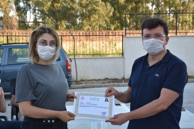 Efeler’de Vefa Personeline Teşekkür Belgesi Verildi