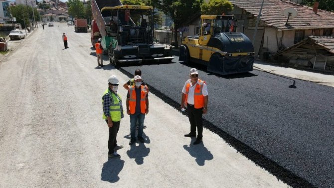 Hisarcık Belediyesinden Şehir İçi Sıcak Asfalt Atağı