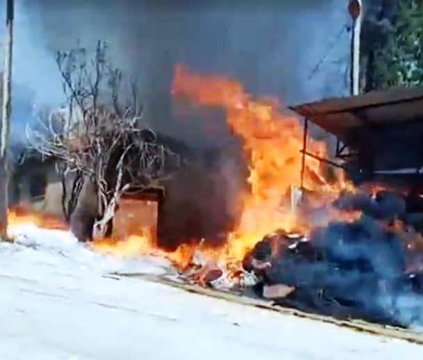 Aydın’daki Yangında Bir Ev Kullanılmaz Hale Geldi, 20 Koyun Telef Oldu