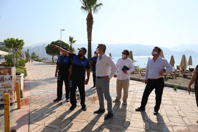 Başkan Oktay, Marmaris Uzunyalı’da Denetim Yaptı