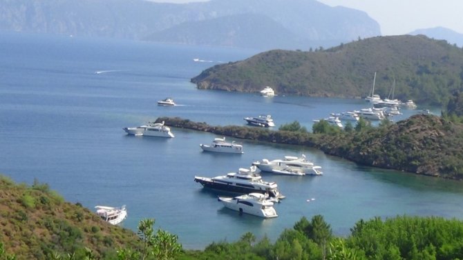 Marmarisin Eşsiz Koyları Milyonluk Yatları Ağırlıyor