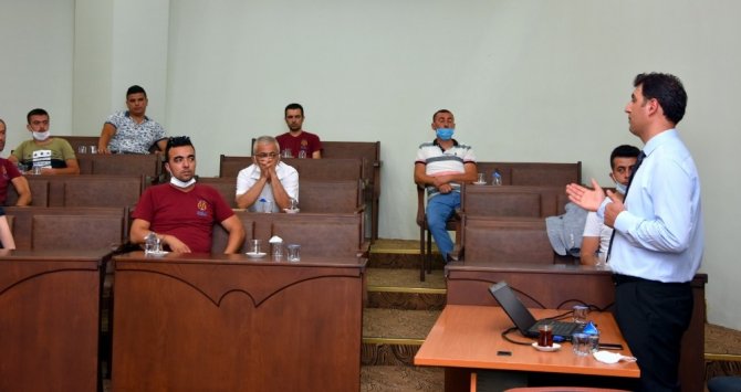 Nazilli’de Belediye Personeline Korona Eğitimi Verildi