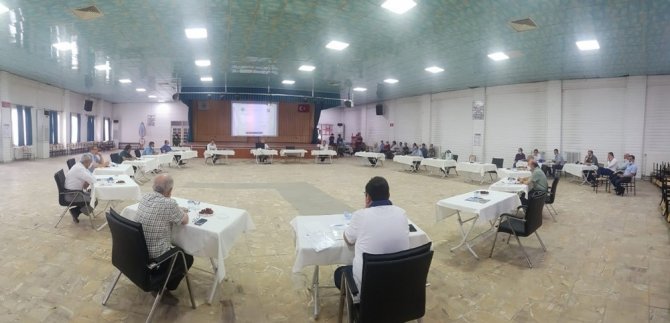 Simav’da Sosyal Mesafeli Meclis Toplantısı