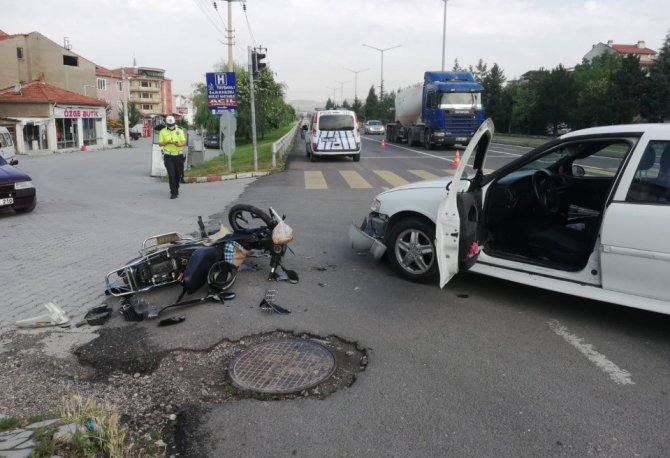 Tavşanlı’da Trafik Kazası: 1 Yaralı