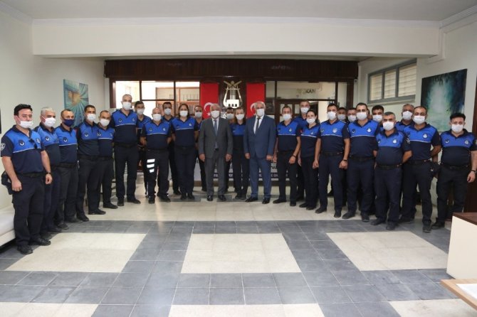 Başkan Atay’dan Efeler Zabıtası’na Başarı Belgesi