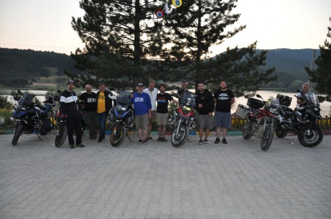 Gölcük Yaylası Motorcuların İlgi Odağı Oldu