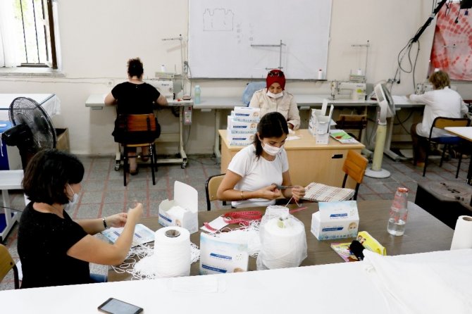 Başkan Tuncel’den Maske Üretimine Büyük Destek