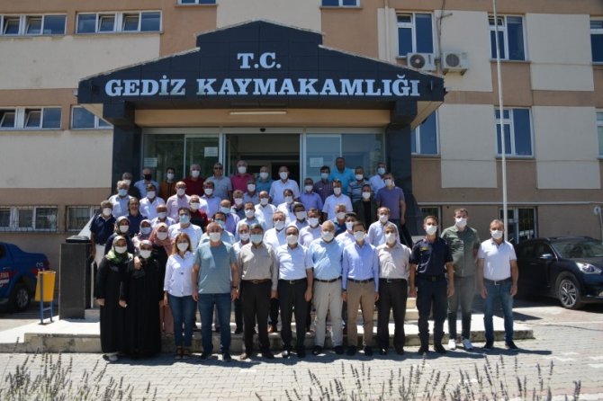Kaymakam Muhammet Önder Gediz’e Veda Etti