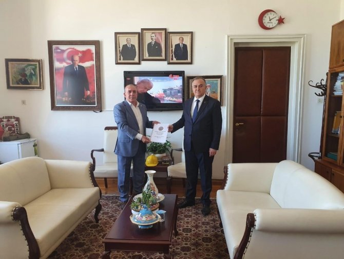 Başkan Yalvaç Salihli Çiftçisi İçin Ankara’da