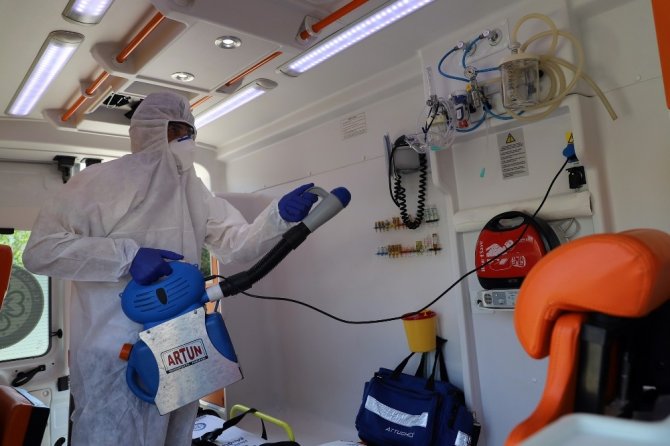 Büyükşehir Hasta Nakil Hizmetlerinde Hijyeni Aksatmıyor