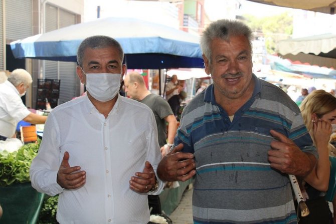 Başkan Kaplan’dan Pazar Ziyareti