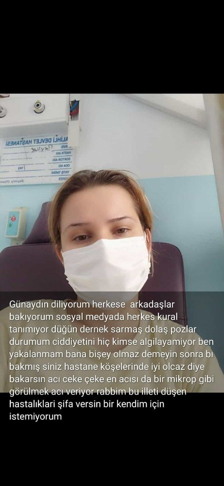 Testi Pozitif Çıktı Sosyal Medyadan Uyardı