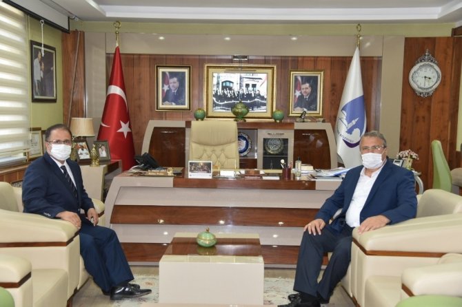 Başkan Çerçi Emniyet Müdürü Uslusoy’u Ağırladı