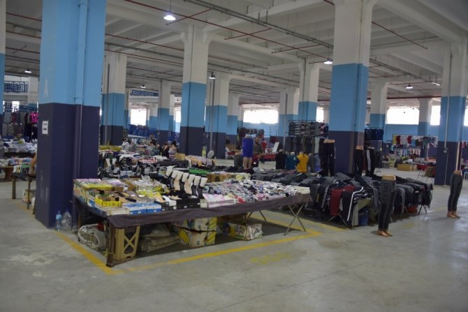 Yunus Emre Millet Çarşısı’nda Tuhafiye Tezgahları Da Kuruldu