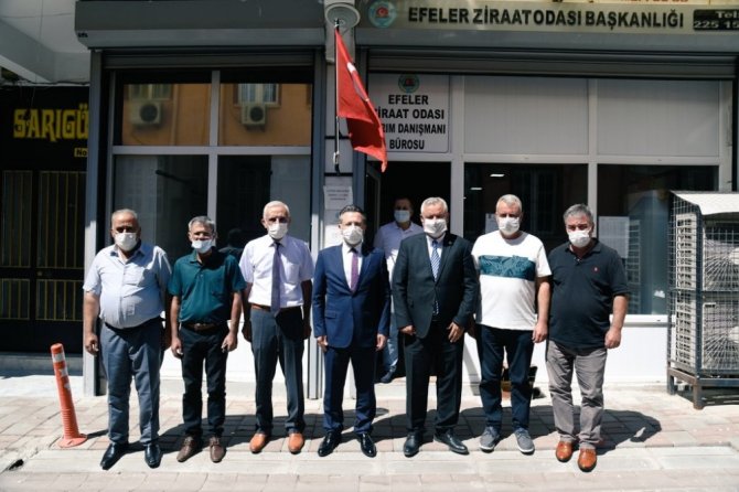 Vali Aksoy, Efeler Ziraat Odası’nı Ziyaret Etti