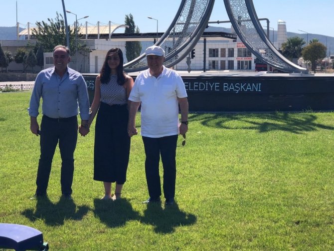 Duayen Siyasetçi Dalan Germencik Belediye Başkanı Öndeş İle Germencik’te Buluştu