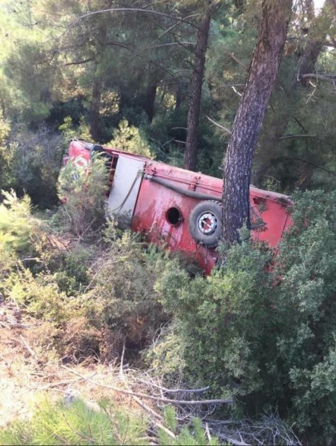 Yangında Arazöz Devrildi: 1 Yaralı